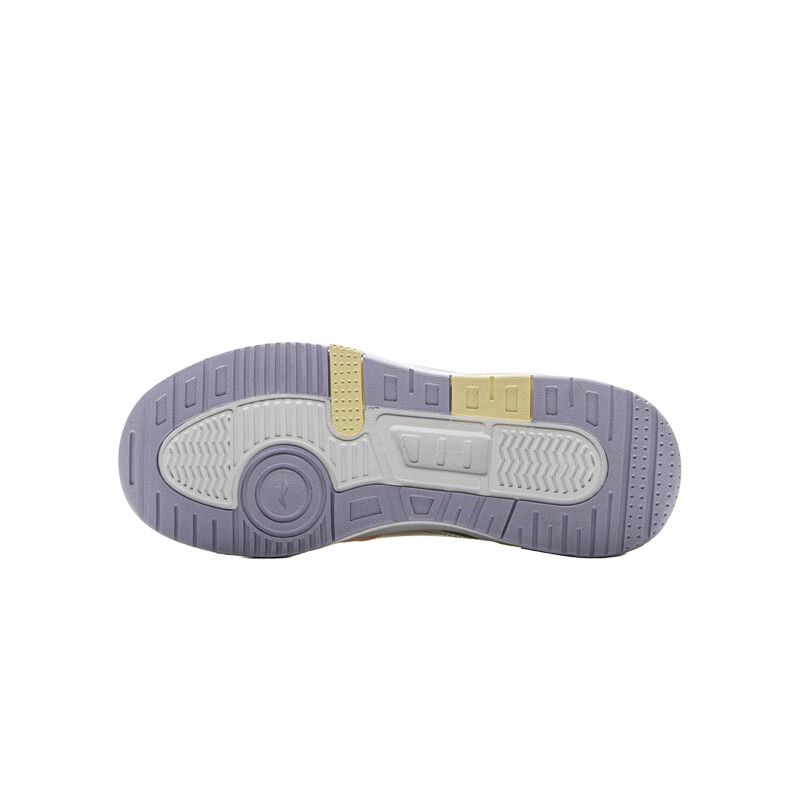 Li Ning Kinder Skate 80er Sport Lifestyle Serie Bequeme Rutschfeste Abriebfeste Low-Top Freizeitschuhe Kinder Freizeitschuhe YKCV036-12