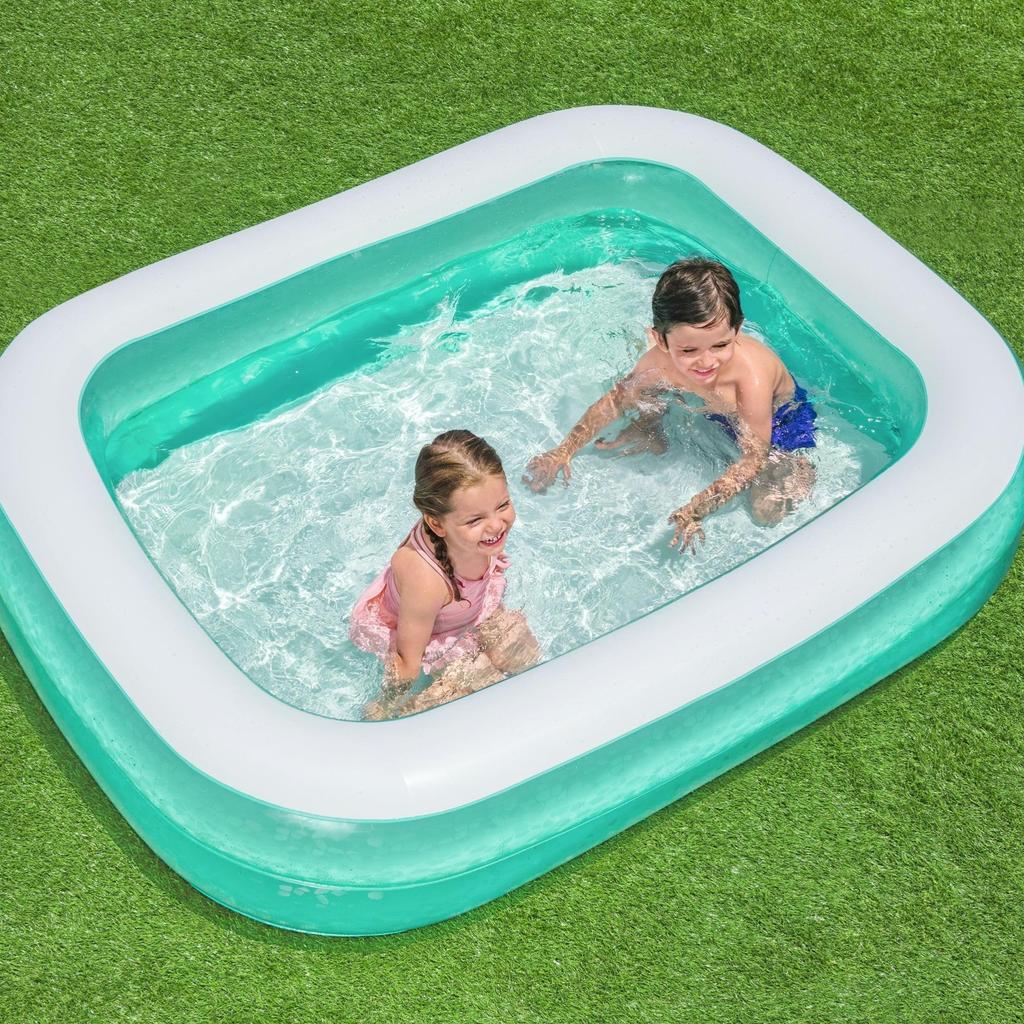 Bestway Blue Rectangular Family Pool 201 X 150cm #54005B