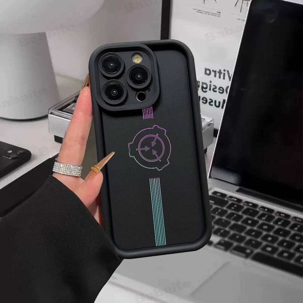 Cool S-scp Logo Silicone Soft Phone Case For IPhone 17 16 14 13 12 11 15 Pro Max Plus Air Cover
