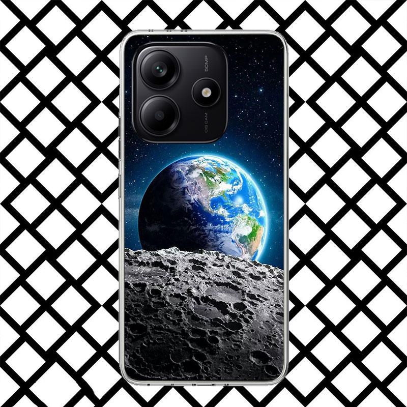 Earth Stars Space Phone Case for Xiaomi Redmi Note 15 14 14S 13 12 12S 11 Pro Plus 11E 11T 11S 10S 5G Soft Cover Fundas Redmi No