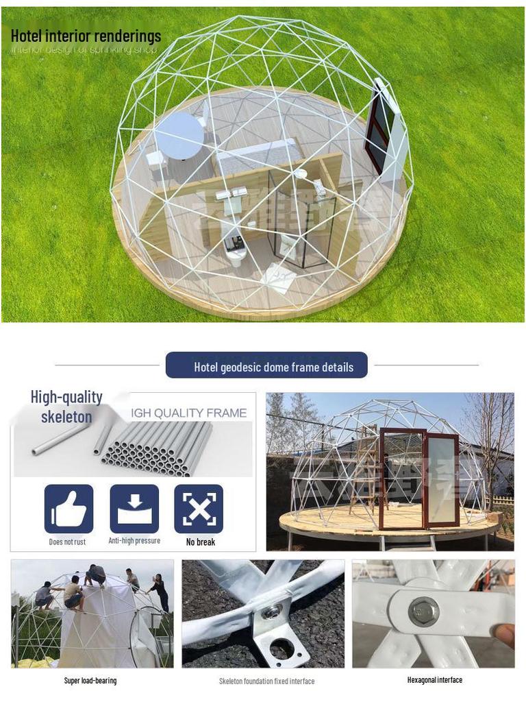 Luxury Stargazing Bubble Tent - Outdoor Scenic Camping Hotel Experience