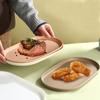 Stackable Dessert Tray Oval Dish Plate Kitchen Organizer Storage Tray  Wedding Party