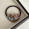 Acetic Acid Great Love Basic Leather Band Hair Rope High Elastic Hair Loop Texture Advanced Headrope Hair Accessories