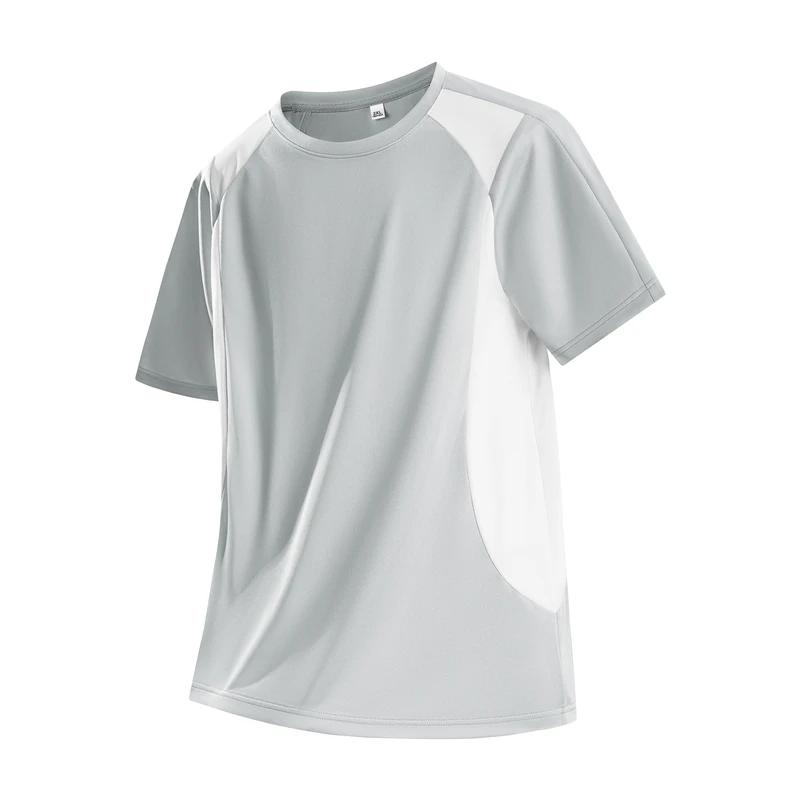 Running Moisture Wicking Round Neck T-Shirt Training Exercise Gym