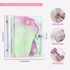 Soft Cover Nail Stamping Plate Holder Dustproof Organizer  For Square Round Plates