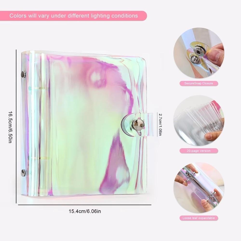 Soft Cover Nail Stamping Plate Holder Dustproof Organizer  For Square Round Plates