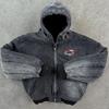 Unisex Bluza z kapturem na zamek z grafiką gwiazdy i litery, prana, Y2K, Harajuku, Streetwear, Luźna kurtka z kapturem