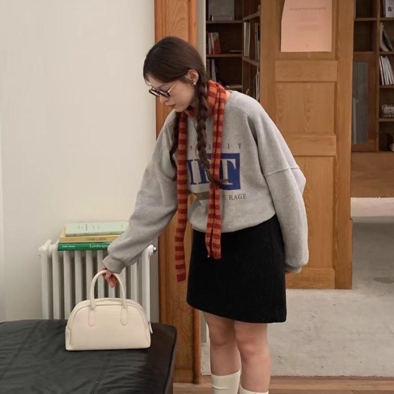 Women'S Thin Narrow Long Colorful Striped Scarf Autumn Winter  Design  Girl All-Match Decorative Scarf