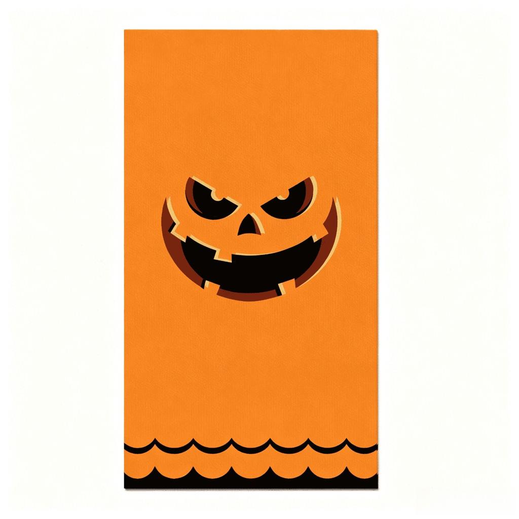 20/40/60pcs Halloween Long Tissue Festival Party Decoration Napkins Pumpkin Face Decoration Disposable Tissue