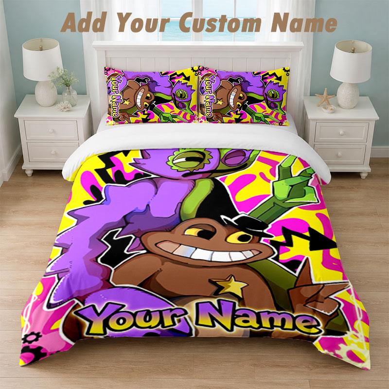 Bedding Set 1 Duvet Cover 2 Pillowcases Garten of Banban Print Soft Bed Linen Bedroom Decor