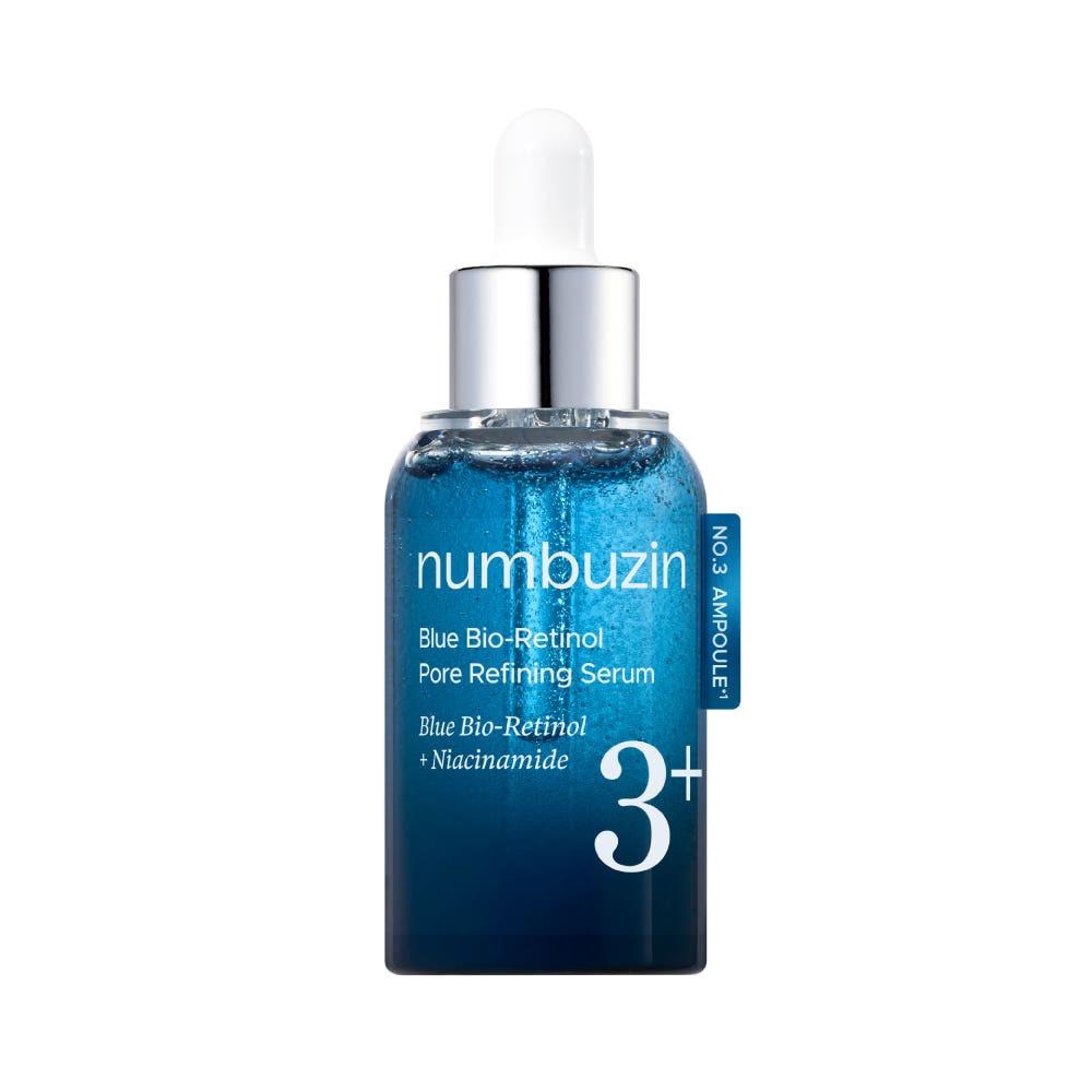 numbuzin No.3 Blue Bio Retinol Pore Ampoule Hydrating Smoothing 30ml
