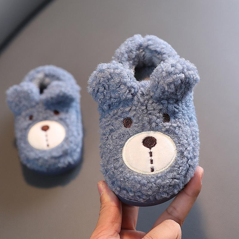 

Детские хлопковые тапочки, Осенне-зимние мультяшные хлопковые тапочки для мальчиков, Домашние сумки и зимние теплые детские хлопковые туфли 26-27 синий