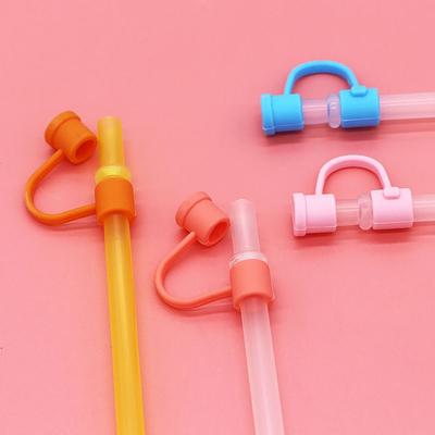 Cap Protector Straw Topper 8mm Straw Tips Lids Portable Straw Tips Covers  for Party Supplies