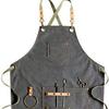 Custom Cross-Back Canvas Apron for Nail Technicians, Barbers, Florists, and Milk Tea Shops