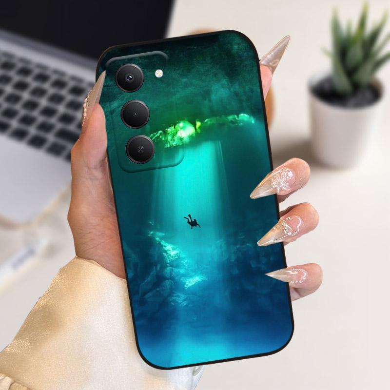 For Redmi 15 4G 5G Phone Case Fashion Silicone Soft TPU Back Cover For Xiaomi Redmi15 Phone Case Shockproof Bumper Fundas Coque