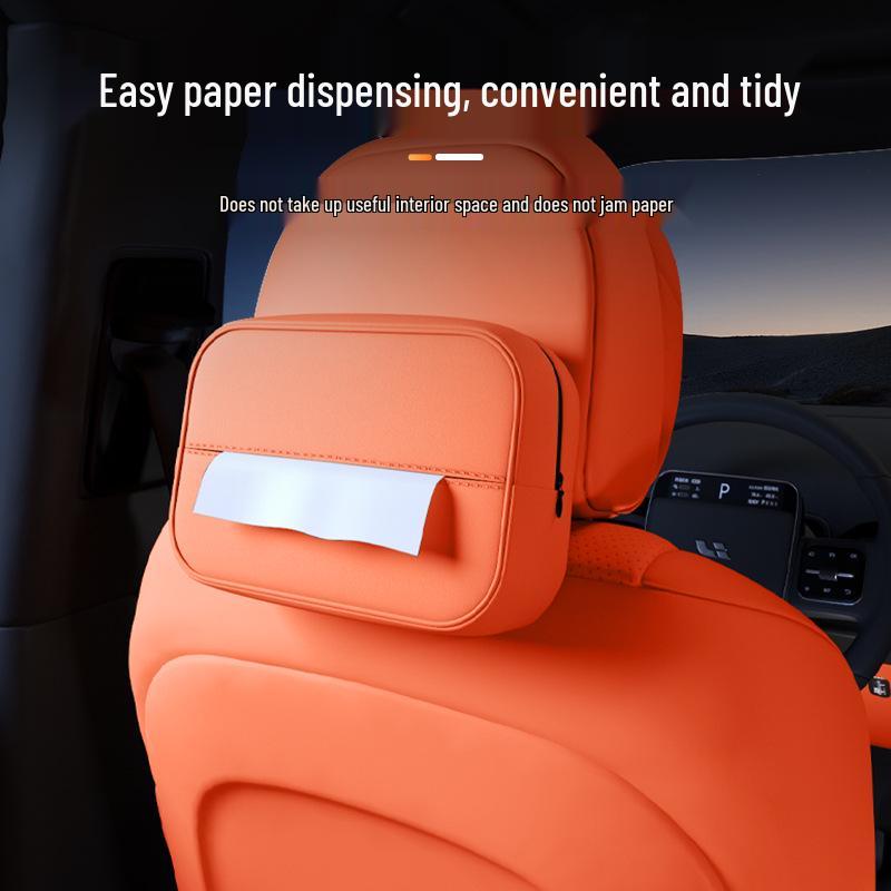 Compatible Tissue Holder for Lynk & Co 900: New Model Car Armrest or Seat Back Hanging Interior