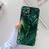 Tropical Green Plant Leaf For Realme 10 11 Pro Plus GT Neo 5 2T C21Y C30 C31 C33 C35 C55 OnePlus Nord CE 2 3 Lite Case