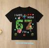 summer short sleeve, cartoon print 2026 personalized digital 67   T-shirt for boys and girls, family style, casual top