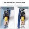 Industrial Teflon Zipper Roller Foot for Computerized Flatbed Sewing Machines T360/T361