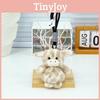 Rabbit Cute Giraffe Panda Animal Plush Keychain Toy Decoration Gift Keyrings