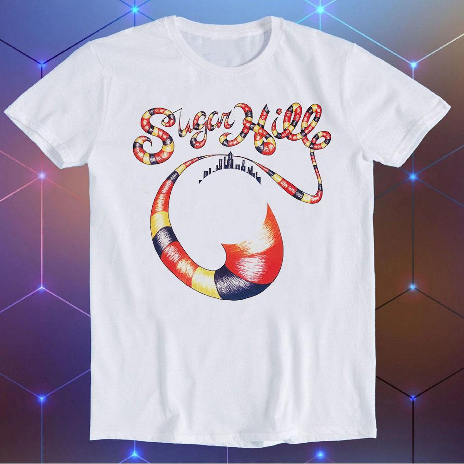 Sugar Hill Records NY Rap Hip Hop Music Gang Grandmaster Gift Tee T-Shirt E1379 4XL