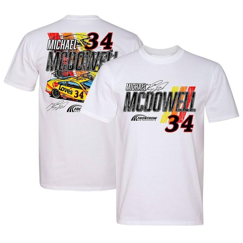 Michael Mcdowell Nascar Shirt Love S 34 Car Motorsports Racing Tee For Fan XXXXL