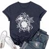 Unisex Casual Fashion Print Crewneck Loose T-shirt