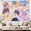Kawaii HOT Girl Nekopara Tapestry Decoration Bedroom Dormitory Background Cloth Holiday Home Party Living Room Club Tapestry
