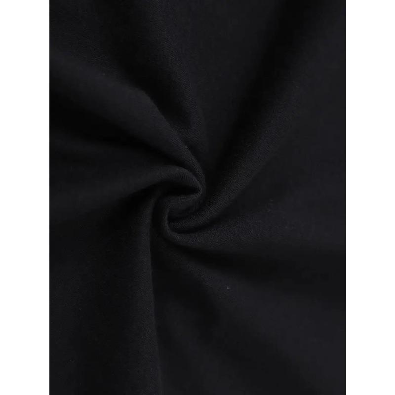 European sizes Men's Russian Style Short Sleeve T-Shirt - All-Season Casual Round Neck H-Fit with Cyrillic-Inspired Geometric Print