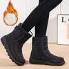 Fashion Fashion Snow Boots for Women Platform Shoes Waterproof Winter Ankle/short Boot Warm  Hook Loop Wedges Cotton Shoes Botas