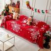 Christmas Style Red Couch Covers Tassels Throw Towel Four Season Sofa Cover Dustproof Anti-scratch Couch Covers Furniture Cover