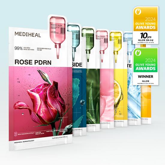 Mediheal Essential Mask Pack 1 Sheet, Choose from 7 High-performance Options