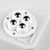 4Pcs Swivel Pulleys Self Adhesive Mini Swivel Wheels 360 Degree Rotation