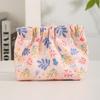 Purse Leaf Spring Bag Oxford Cloth Jewelry Bag Cute Print Cosmetic Bag  Girls