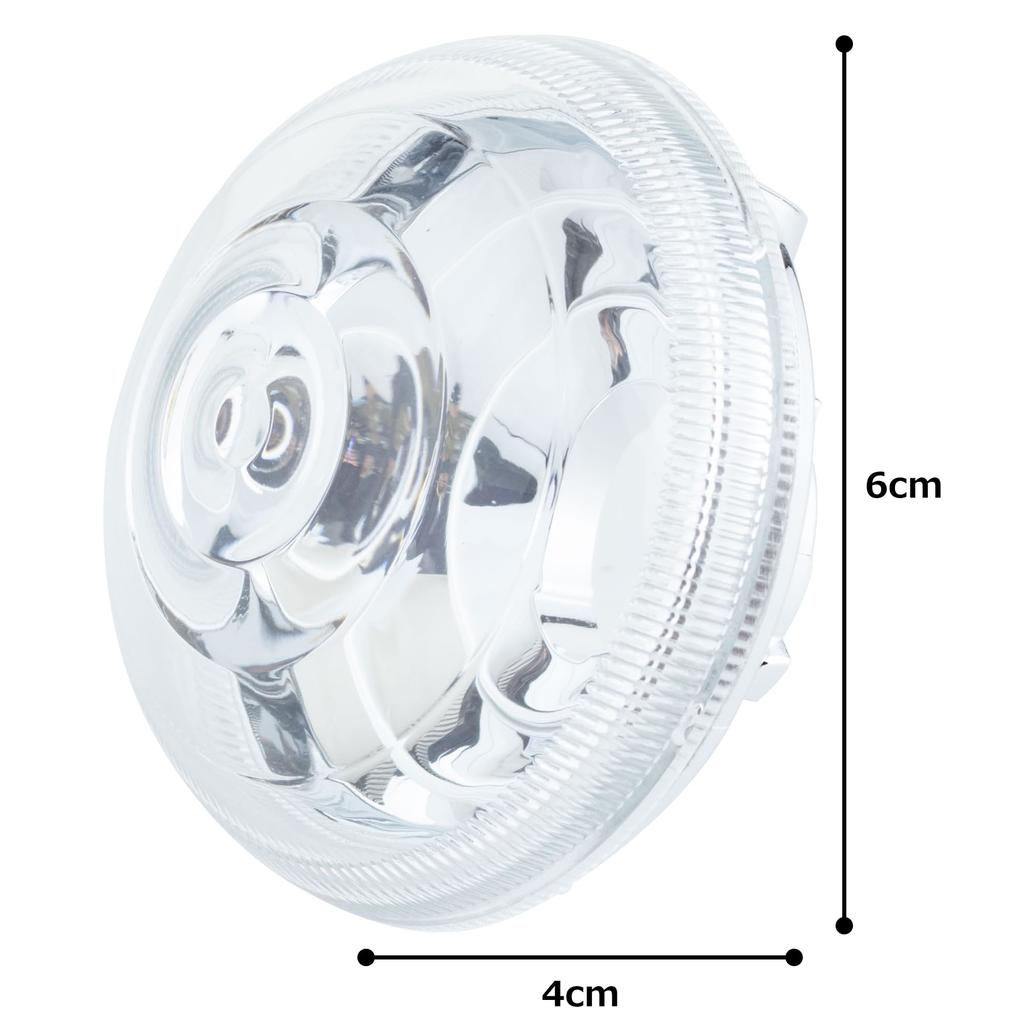 Kijima Motorcycle Parts Clear Turn Signal Lens Single Item (1