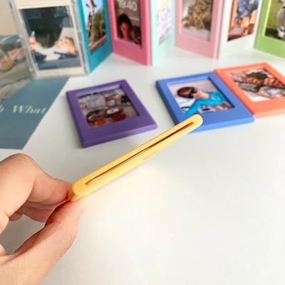 1/5PC Magnetic Photo Frame Fridge Magnets Fun Refrigerator Magnetic Small Photo Frame For Mini Film Papers Home Office Ornaments