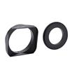 Lens Hood Fit for Fujifilm X100VI X E5 X100V Camera Aluminum Alloy 39mm Square Metal Lens Hood with Magnetic Lens