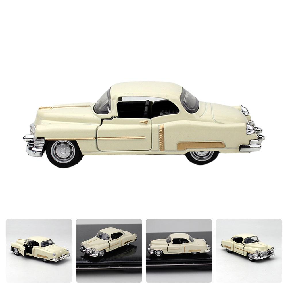 1/36 Méretarányú Cadillac Vintage Autók Ötvözet Die-Cast Húzható Hátra Fém Modell Klasszikus Autó Gyűjtői Darab Gyerekeknek Felnőtteknek Ajándék Die-Cast Nyitható Ajtós Autó