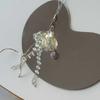 Jellyfish Tassel Jellyfish Mobile Beads Chain Jellyfish Beaded Pendent Sea Shell Fish Phone Charm Keycord Bag Charm