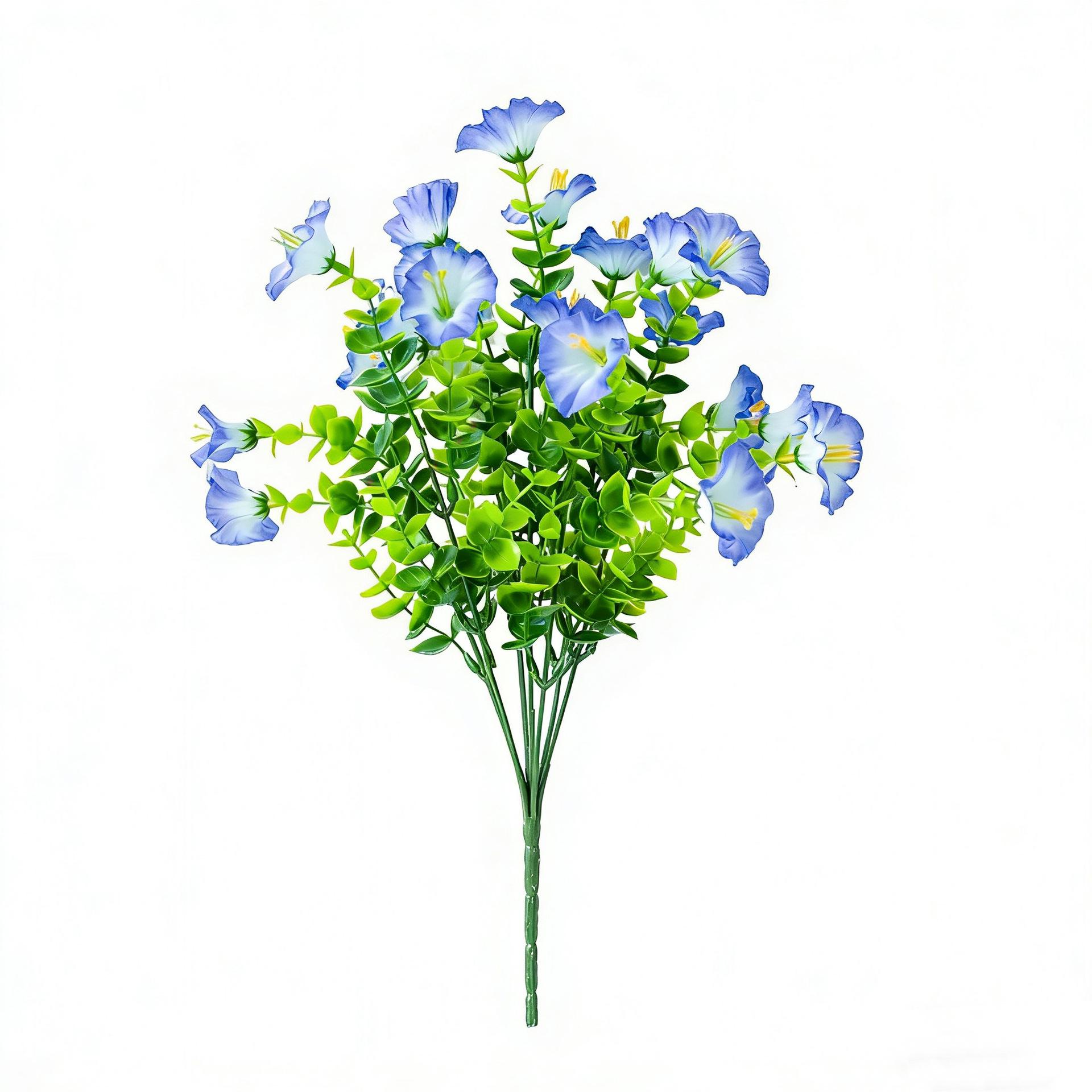 Искусственный букет из эвкалипта и вьюнка для пасторального декора