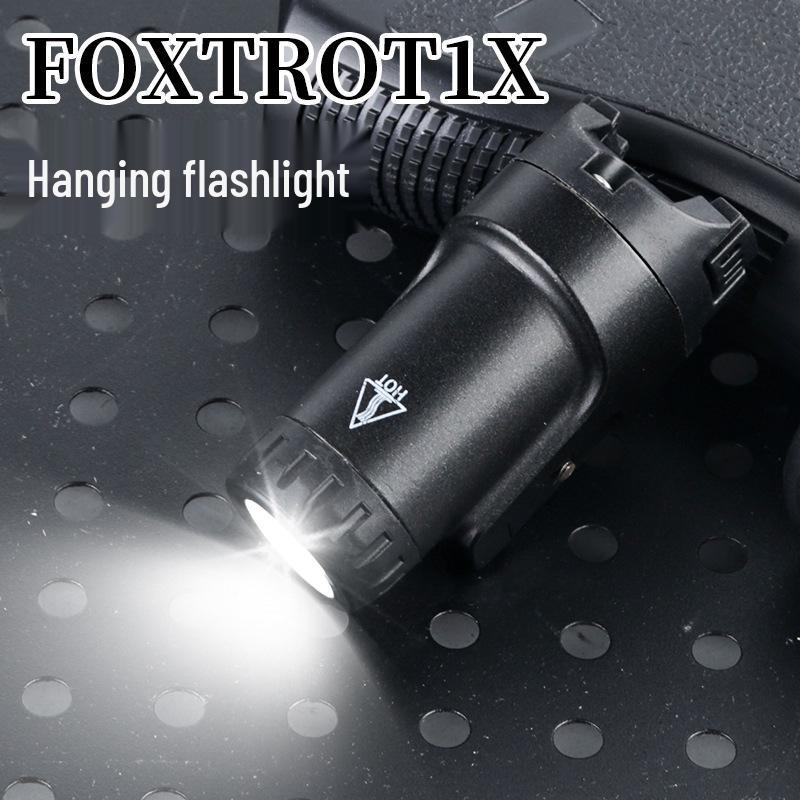 FOXTROT1X Metal Undermount LED Strobe Flashlight - 500 Lumens, 20mm Rail, Outdoor Lighting