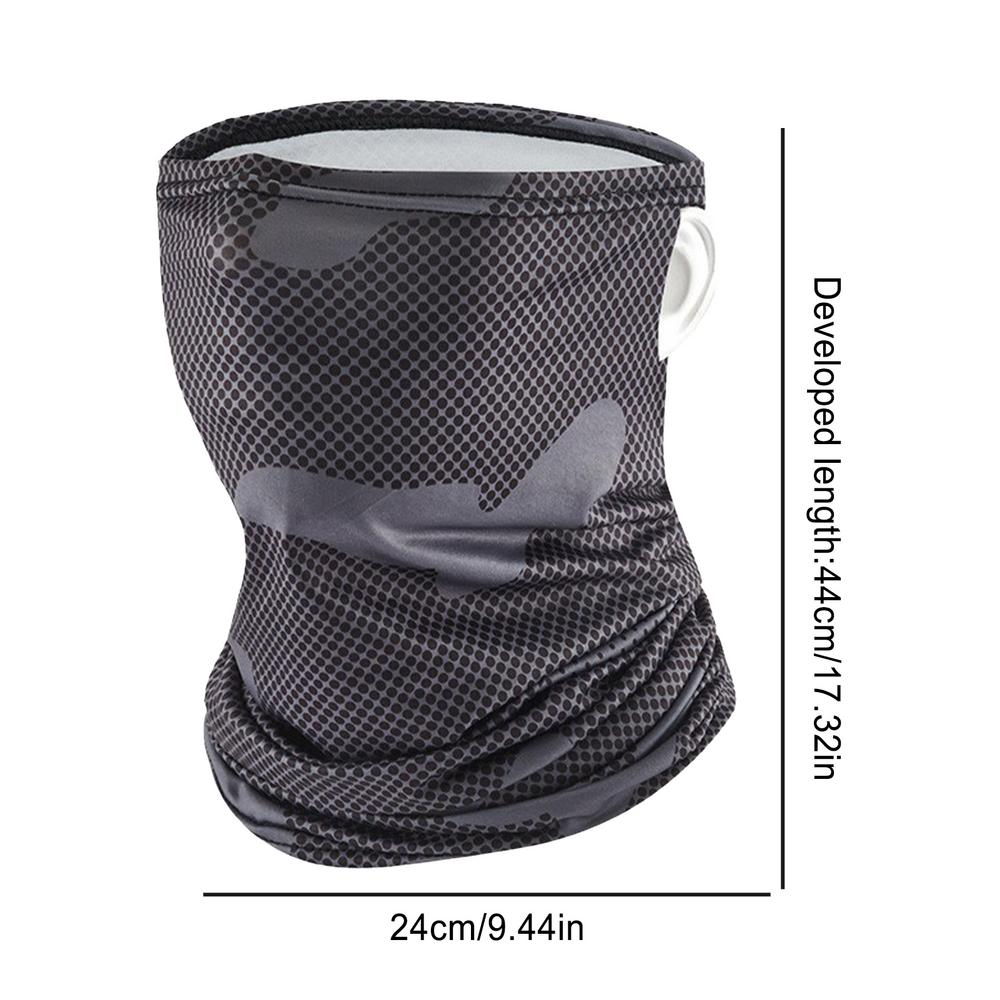 Halstuch Maske Sommer Damen Herren Halstuch Bandana Motorradfahren Wärmeisolierung Eisseide Bandana Zum Bergsteigen