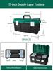 Handheld Plastic Storage Box for Tools: Household, Industrial, and Automotive Use
