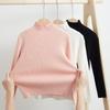 Baby Girls Sweaters Turtleneck Solid Color Kids Sweaters Soft Warm Long Sleeve Turtleneck Winter Tops Autum New Knitwear