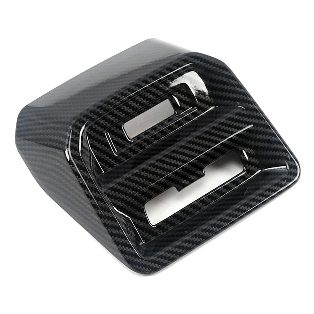 Para Volkswagen VW Tiguan MK2 2017-2019 Consola central Caja de almacenamiento Reposabrazos Caja Toma de CA Ventilación Panel USB Cubierta Embellecedora