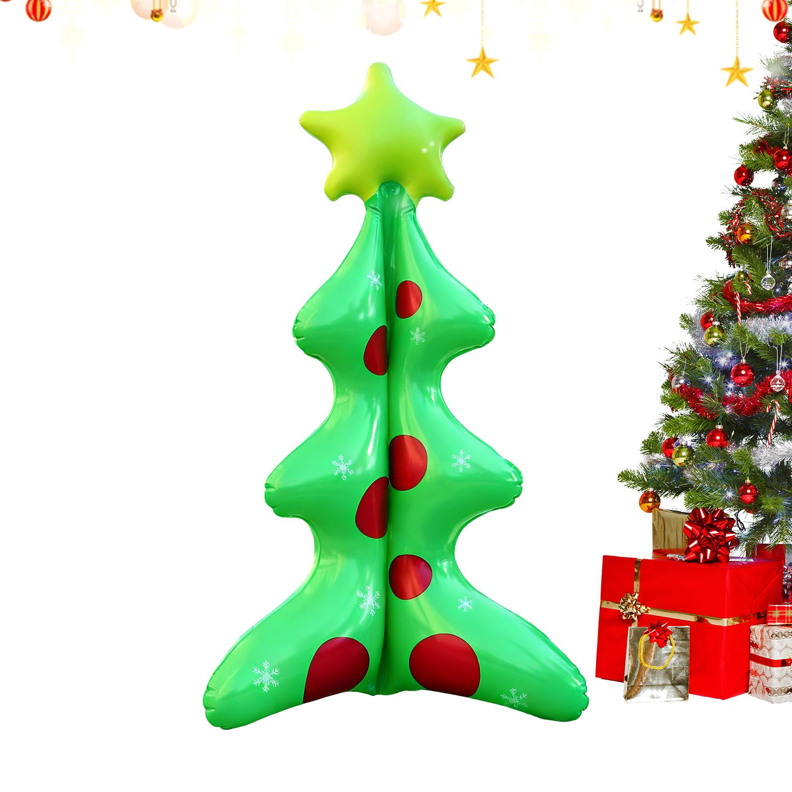 24 Inch Inflatable Christmas Tree Waterproof PVC Inflatable Christmas Tree Toy Decoration For Party Photography Gathering Garden CN
