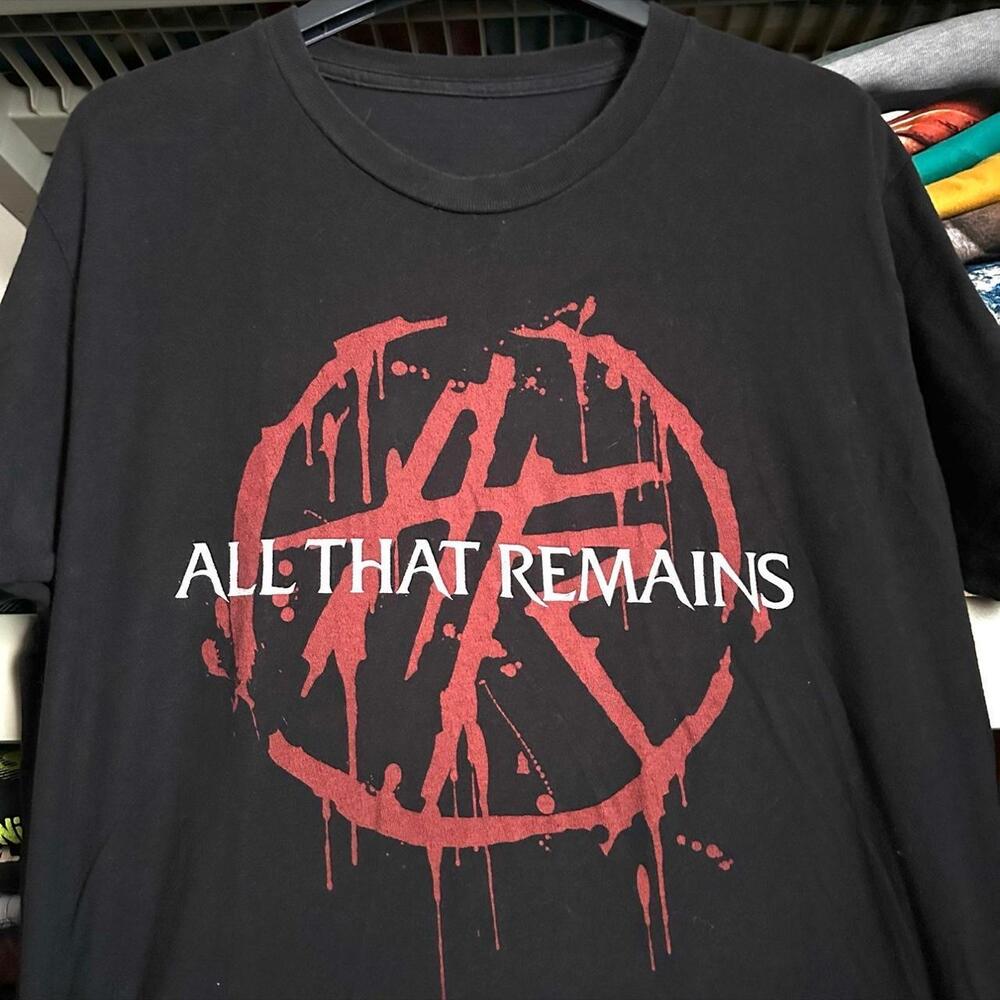 Vtg All That Remains Band Music Lover Cotton Black Full Size Unisex Shirt J641 Unisex T-Shirt XXXL