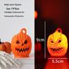 Halloween LED Pumpkin Lantern: Warm Light Candle Lamp and Night Light Ornament
