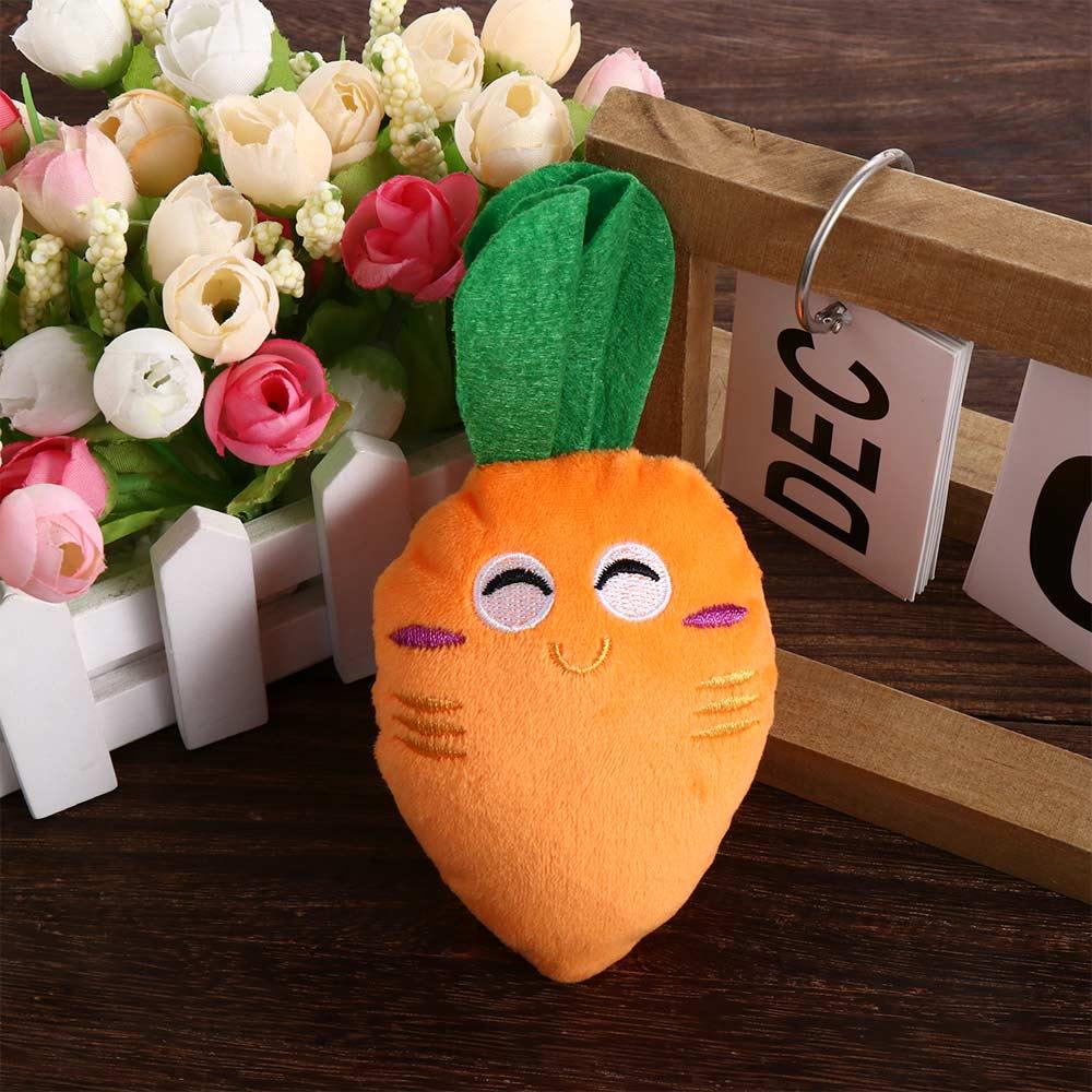 1Pc New Carrots  Puppy Dog Sound Dog  Squeaky Chew Squeaker Pet Supplies