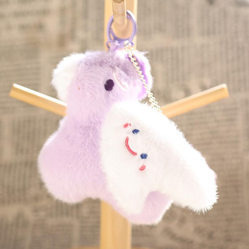 

1 шт. Кавайная реалистичная имитация животного плюшевая кукла украшение для сумки милый мини-лошадка кулон брелок плюшевая игрушка A4